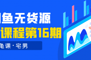 龟课·闲鱼无货源电商课程第16期（直播4节+录播29节的实操内容）